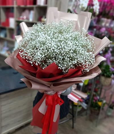 Букет цветов из: Гипсофила в Долиновке