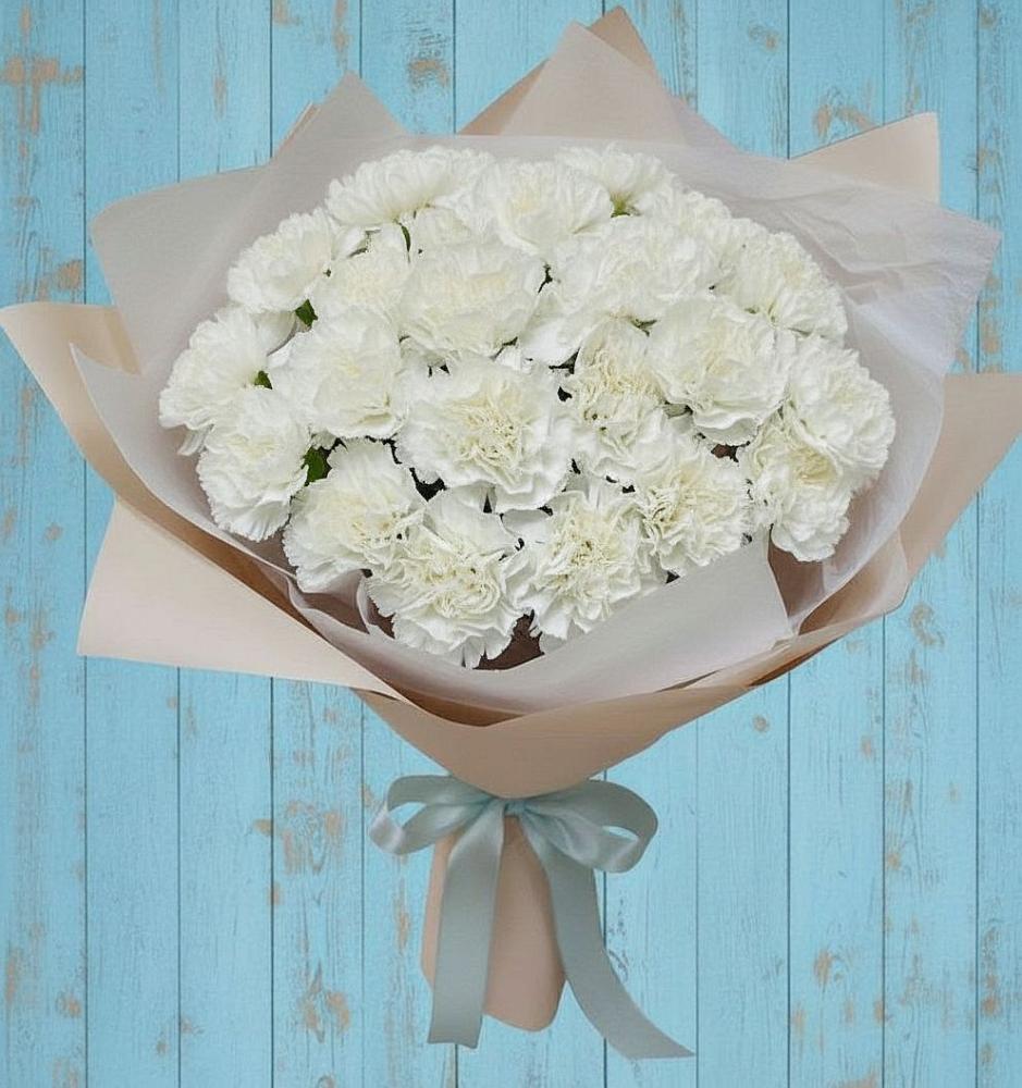 Букет цветов из: Гвоздики в Долиновке