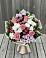 Букет цветов из: Альстромерии, Гвоздики, Розы и Хризантемы в Долиновке