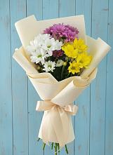 Букет цветов из:  Хризантемы в Долиновке