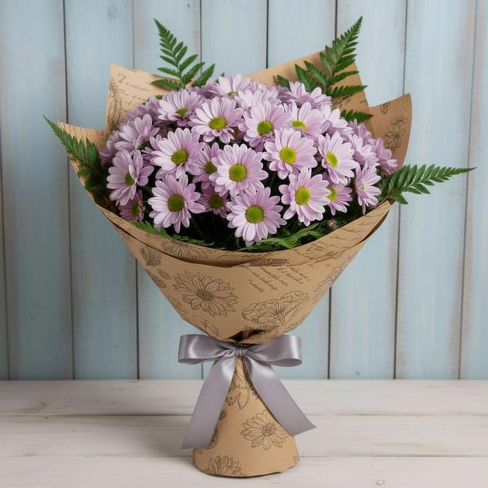 Букет цветов из: Хризантемы в Долиновке