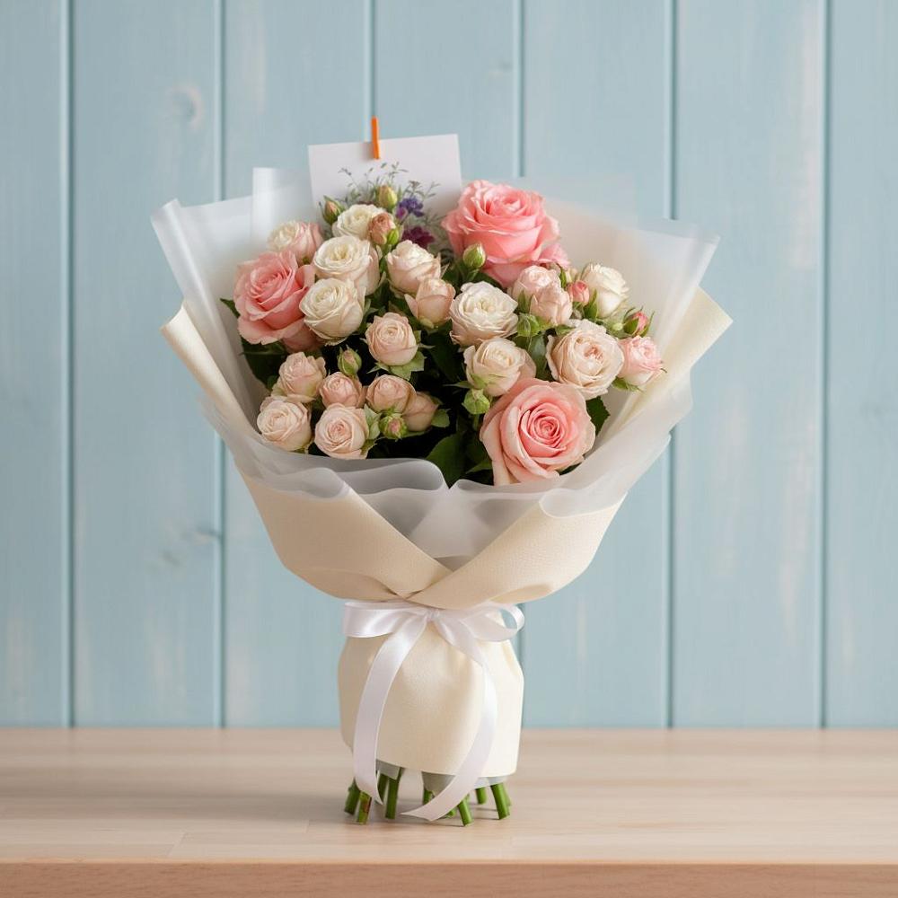 Букет цветов из: Розы в Долиновке