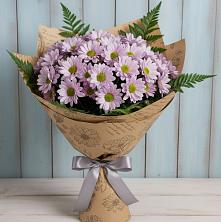 Букет цветов из:  Хризантемы в Долиновке
