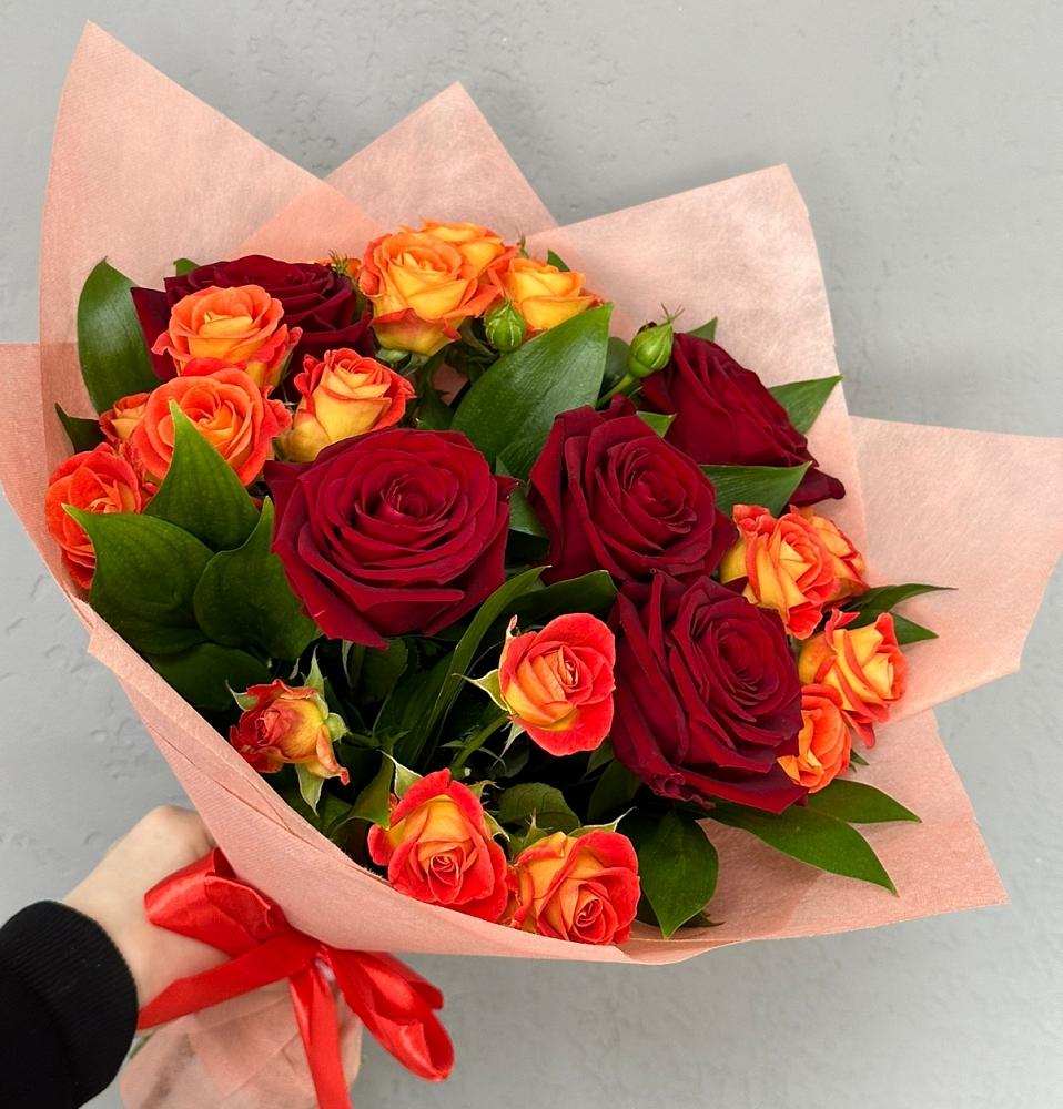 Букет Любовь и восторг в Долиновке