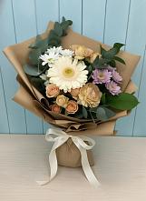 Букет цветов из:  Герберы и Хризантемы в Долиновке