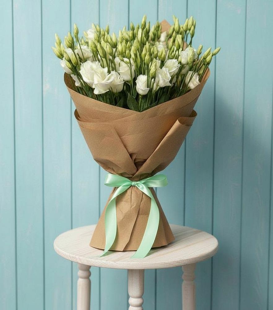 Букет цветов из: Лизиантусы в Долиновке