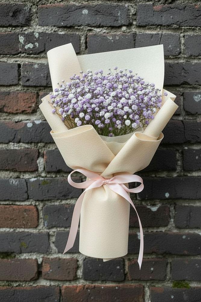 Букет цветов из: Гипсофила в Долиновке