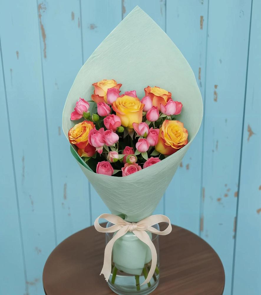 Букет цветов из: Розы в Долиновке