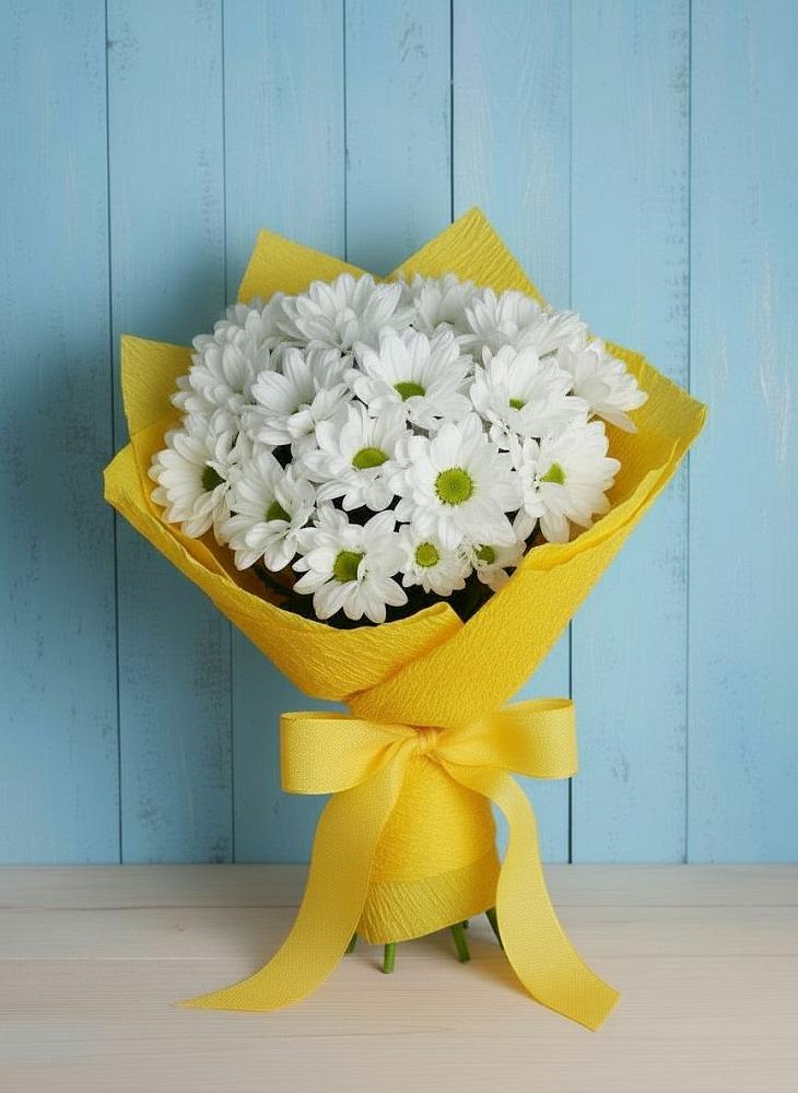Букет цветов из: Хризантемы в Долиновке