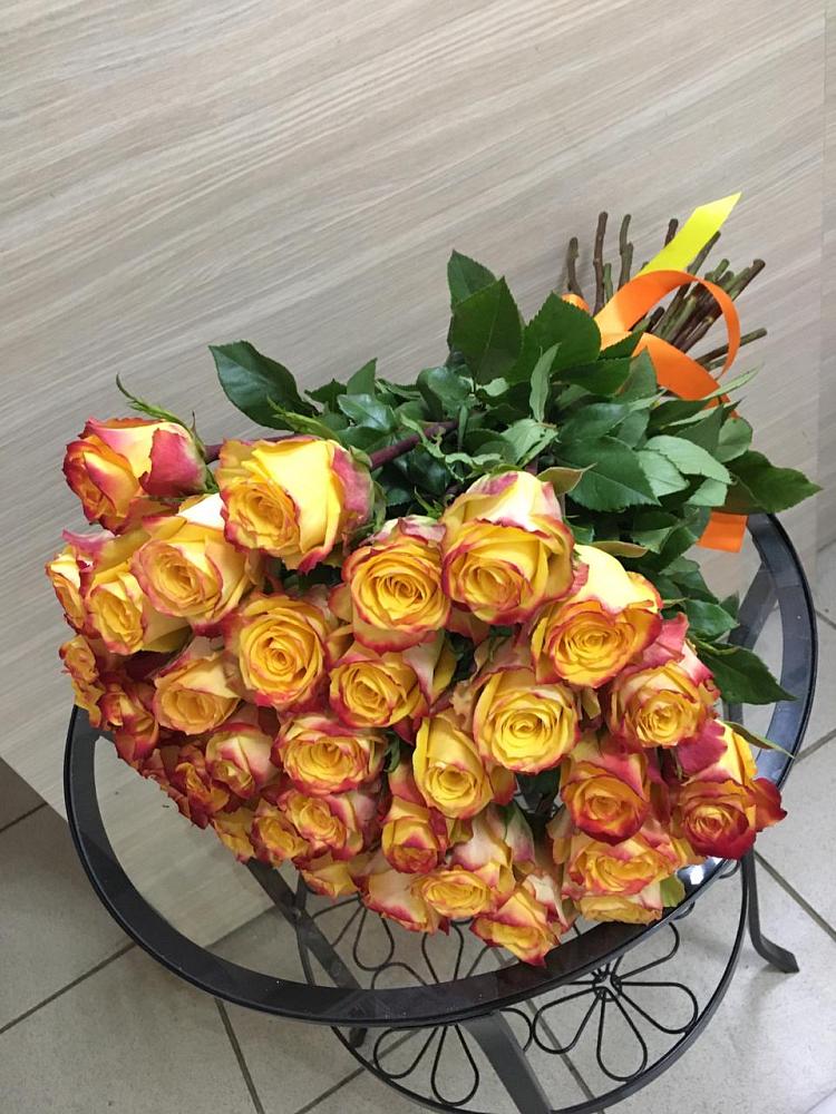 Букет Желтые розы в Долиновке