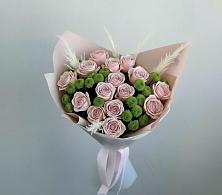 Букет цветов из:  Розы и Хризантемы в Долиновке