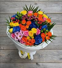 Букет цветов из:  Розы и Хризантемы #REPLACE_PRED# Долиновке