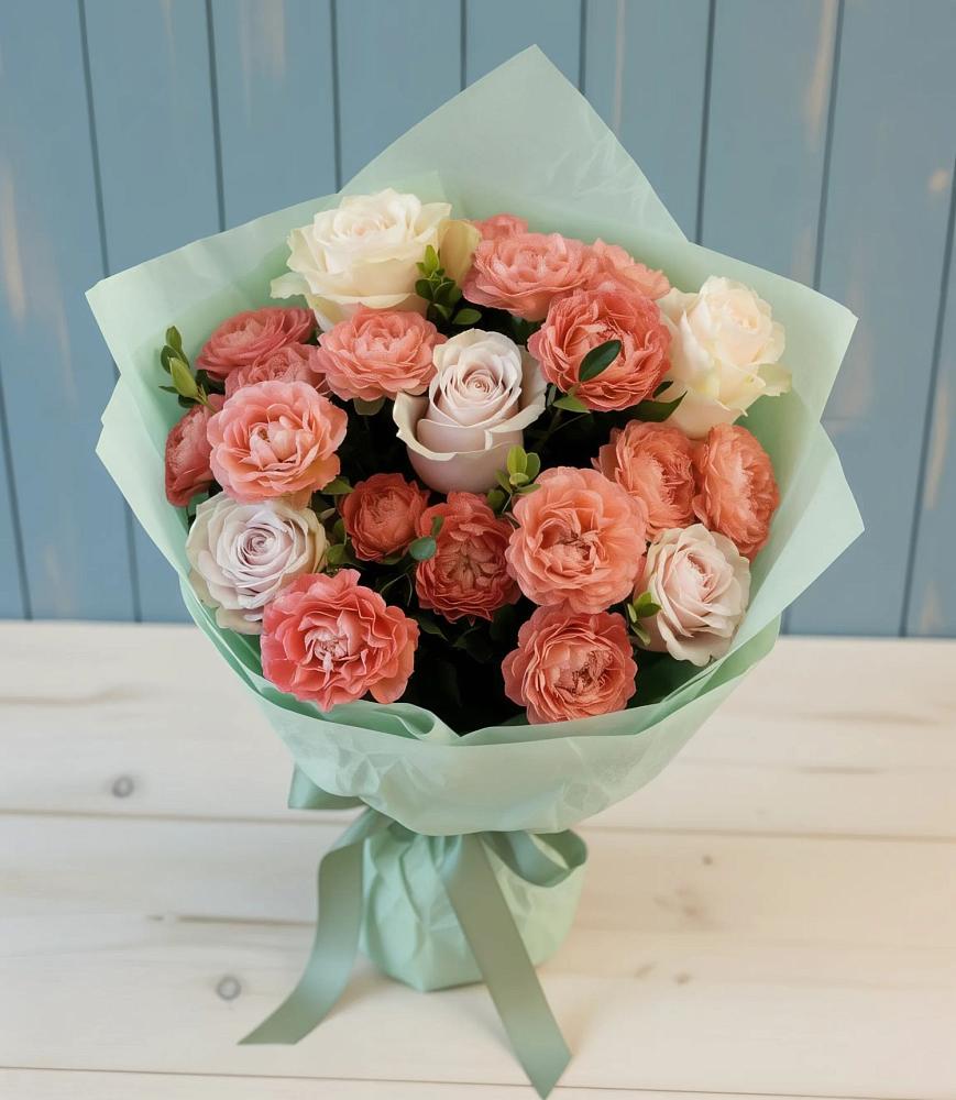Букет цветов из: Розы в Долиновке