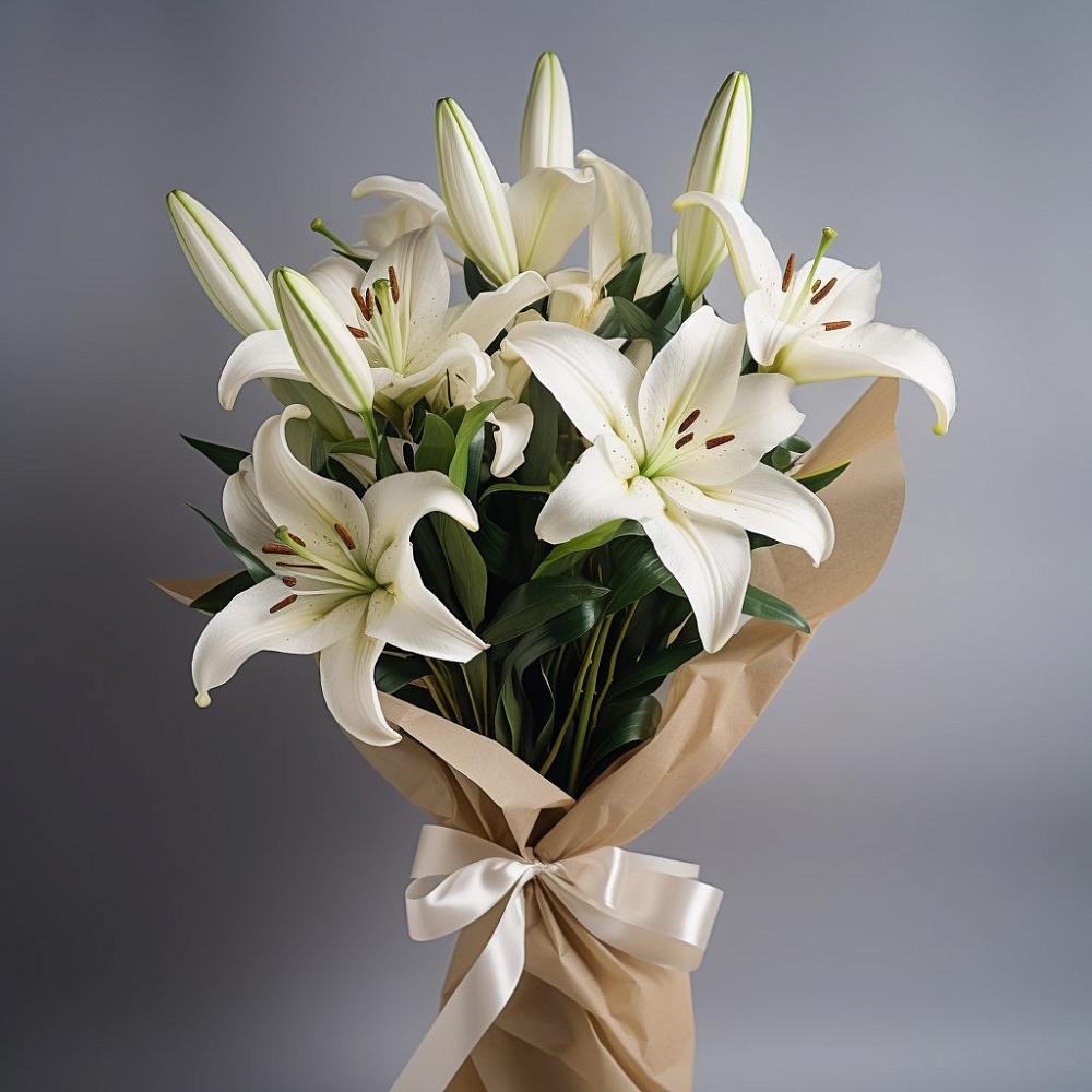 Букет цветов из: Лилии в Долиновке