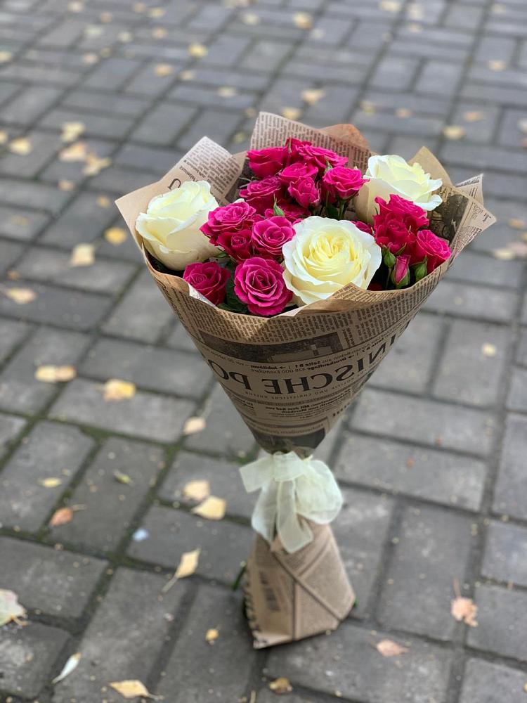 Букет цветов из: Розы в Долиновке